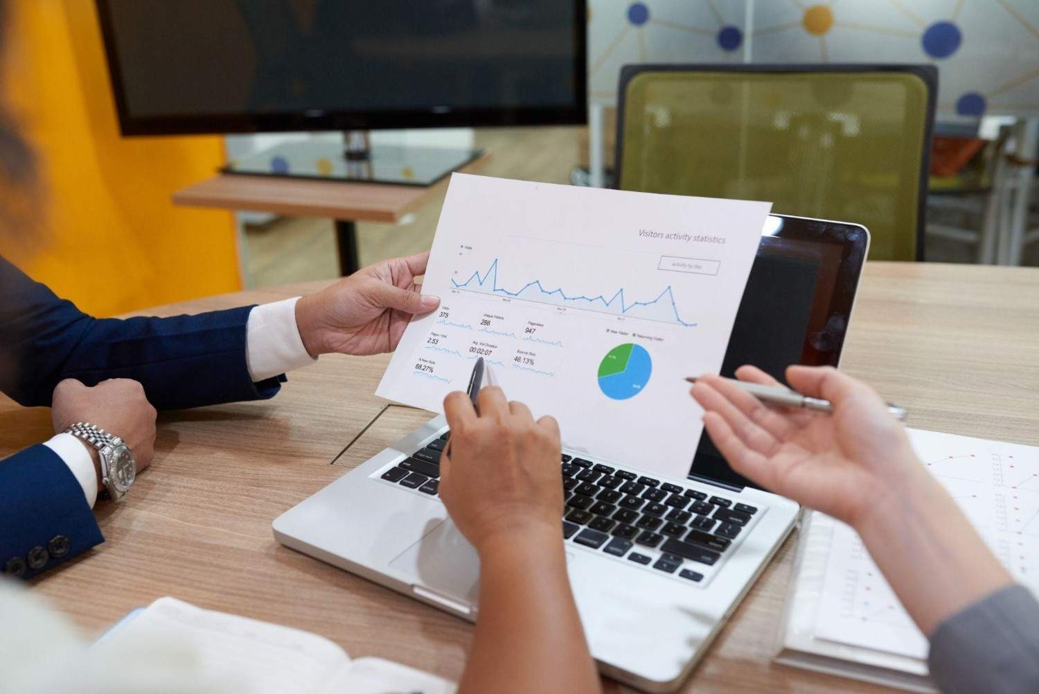 PPC experts analyzing Google Ads visitor data and RO